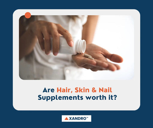 Vitamins Common in beauty supplements for Hair, Skin and Nails