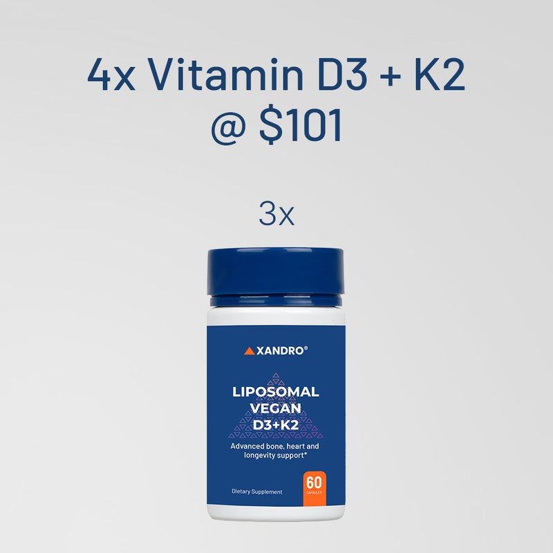 LIPOSOMALES VITAMIN D3 + K2 – Knochen, Herzgesundheit & Immunsystem