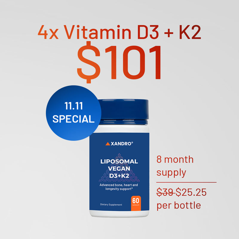 LIPOSOMALES VITAMIN D3 + K2 – Knochen, Herzgesundheit & Immunsystem