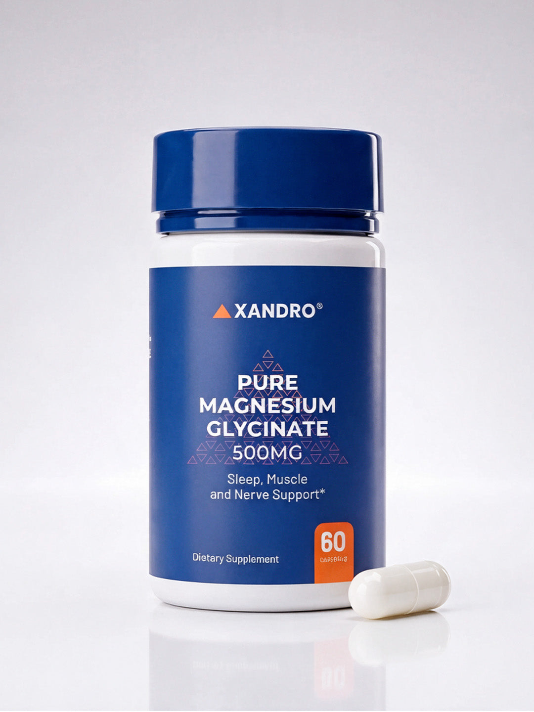 [9.9] 1x Pure Magnesium Glycinate 500 mg
