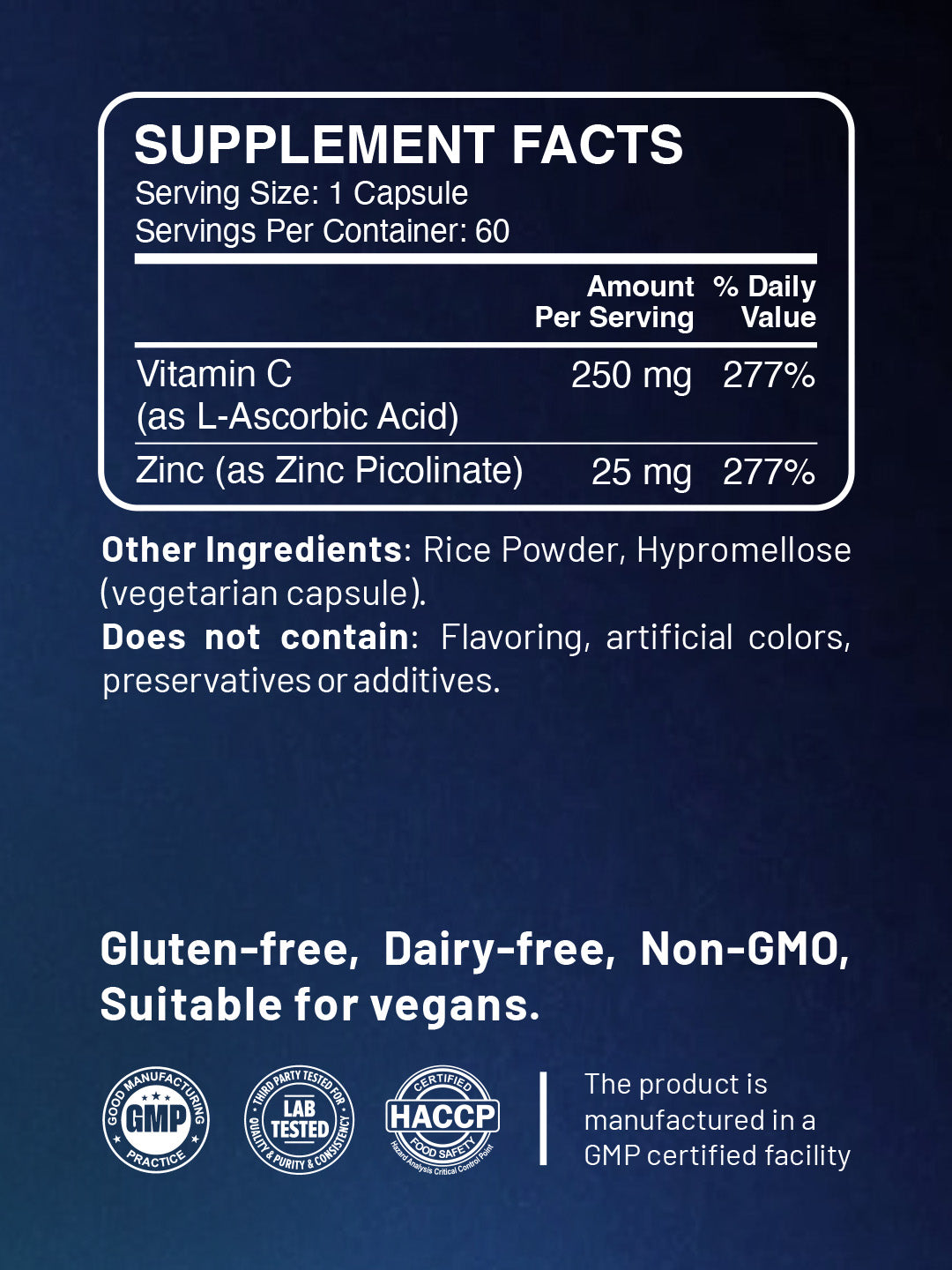Zinc Picolinate + C
