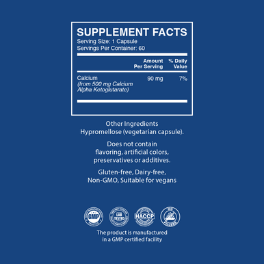 CALCIUM AKG 500MG – Cell Energy & Healthy Aging