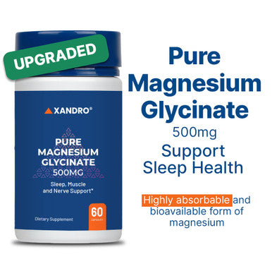 12x Magnesium Glycinate 500 mg