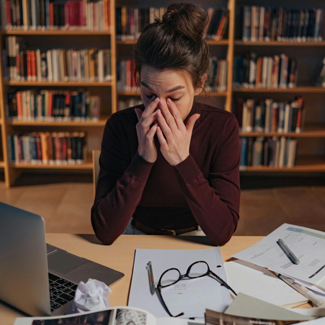 Woman working hard Ron Lach Pexels.com